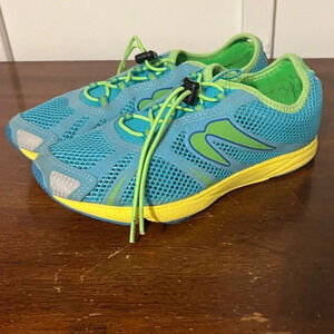 Newton Tri Racer Triathlon Running Shoe Women's Size 7.5 Teal Green Yellow